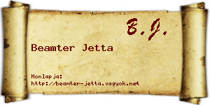 Beamter Jetta névjegykártya